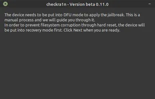checkra1n screenshot 1