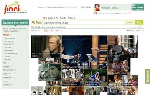 Home page. In frame is the search-engine tags, with drop down menus and java-script search.