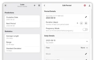 Luna Period Tracker screenshot 3