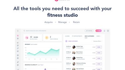 Premium all-in-one software for fitness studios