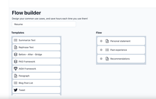 Build rich text files with flows.