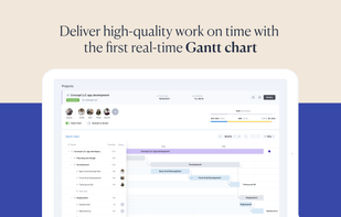 Scoro's first truly real-time Gantt chart gives you a holistic view of progress, tasks, events and more in one place. Save time and increase productivity with a full 360 degree view of your plans.