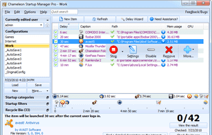 Chameleon Startup Manager screenshot 1