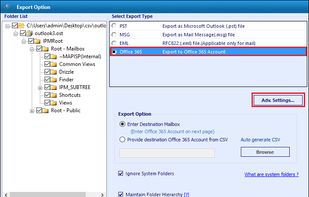 EmailDoctor OST to Office 365 Converter screenshot 1