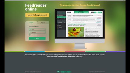 FeedReader Online screenshot 1