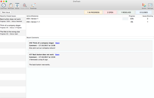 OneTrack screenshot 1