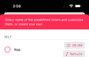 Use the presets or create your own!