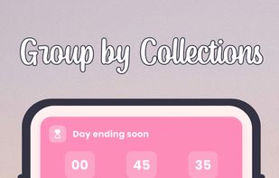 Organize your daily photos into custom collections so you can track different journeys like everyday life, work, fitness, or personal projects separately.