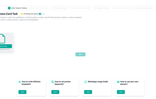 TradeWind AI Enhanced Business Card Lead Generation