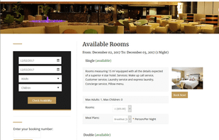 ApPHP Hotel Site screenshot 2