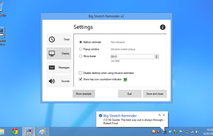 Big Stretch Reminder screenshot 1