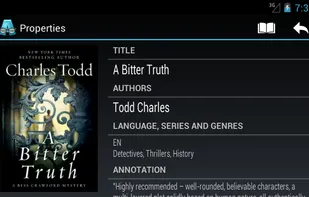 AlReader screenshot 2