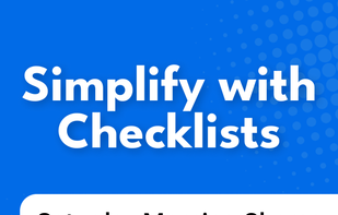 Checklists in Taskito