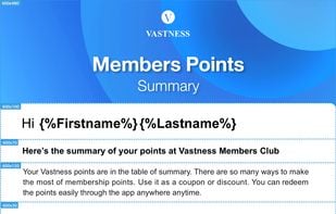 Personalization
Personalize each email marketing sent by inserting dynamic text fields whether it be subscribers information, company informations or your own custom values.