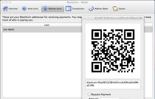 Beautifull, open source, BlackCoin-Qt wallet.