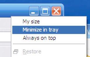 RBTray Fork screenshot 1