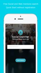 Social Searcher screenshot 1