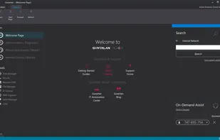 Operator Console - Welcome Screen