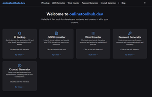 onlinetoolhub.dev screenshot 1