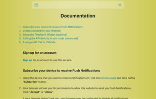 Docs page