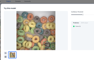 Test the model using the web UI before deploying
