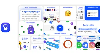 Beeper relaunches with On-Device model, new features, and Text.com merged services image