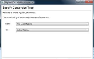 Specify Conversion Type