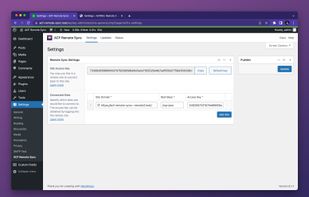 ACF Remote Sync screenshot 2