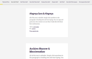 FontPair screenshot 1