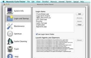 Mavericks Cache Cleaner screenshot 2