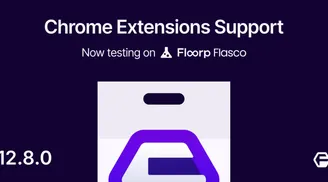 Floorp 12.8.0 adds Chrome extension support and MCP server integration image