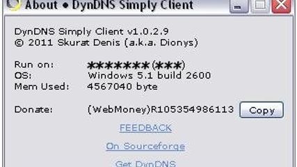 DynDNS Simply Client screenshot 1