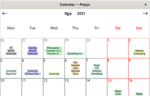 Pepys screenshot 3