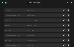 COSMIC Web Apps screenshot 1