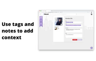 Edit individual's information. Adding tags, notes, reference images. 