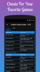 Project Cheat Codes screenshot 1