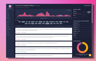 After choosing your sentiment and classification model, just click create and generate report. Voila! You can also have a PDF export.