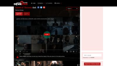 TV-Series page