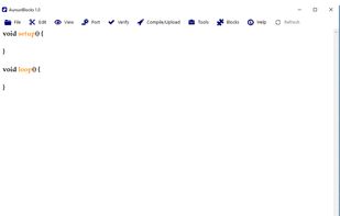 Text based programming editor