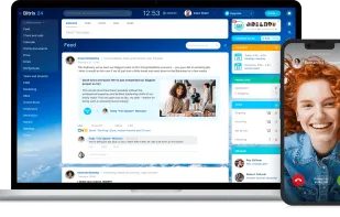 Bitrix24 Activity Feed.