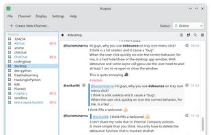 Ruqola screenshot 1