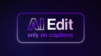 Captions unveils AI Edit: revolutionizing video editing with automated AI tools image
