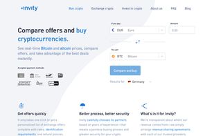 Buy cryptocurrencies - choose from available fiat currencies and buy your favourite crypto with credit card and other payment methods