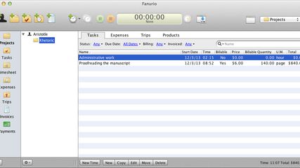 Projects View on OS X
