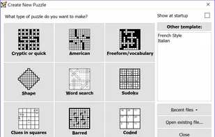 Crossword Compiler screenshot 1