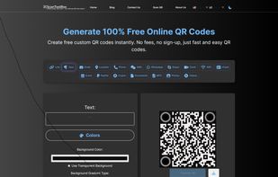 Dark mode home page