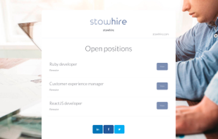 Stowhire screenshot 1