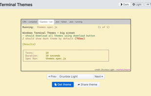 Windows Terminal Themes screenshot 1