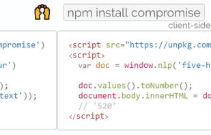 NLP Compromise screenshot 1