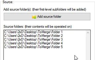 Folder Merger screenshot 3